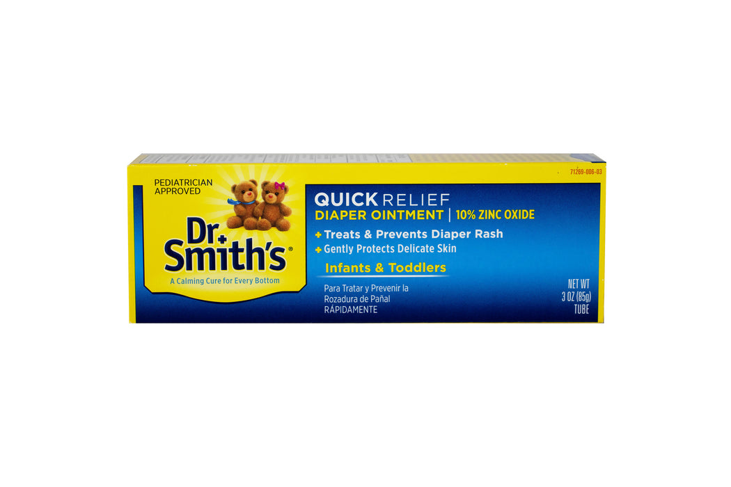 Dr. Smith`s 10% Zinc Oxide Diaper Ointment 3 oz. (3 Pack)