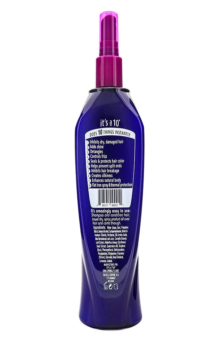 It's a 10 Haircare Miracle Leave-In Product, 10 fl. oz